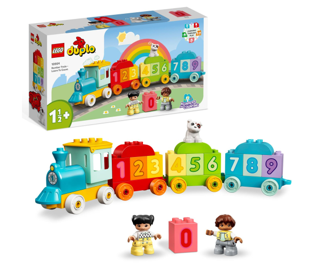 LEGO DUPLO 10954 Pociąg z cyferkami – nauka liczenia - 1019948 - zdjęcie 2